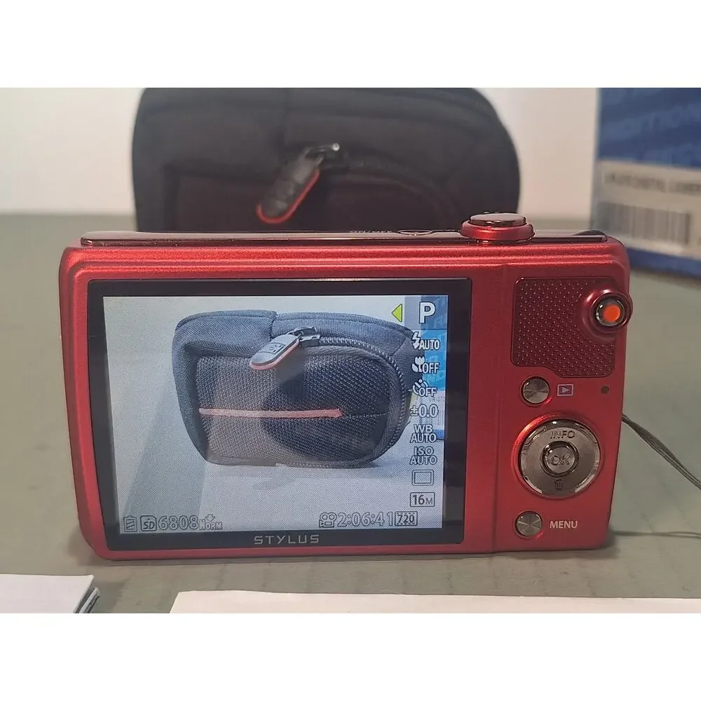 Olympus | Cameras, Photo & Video | Olympus Stylus Vr37 6mp Red Digital ...
